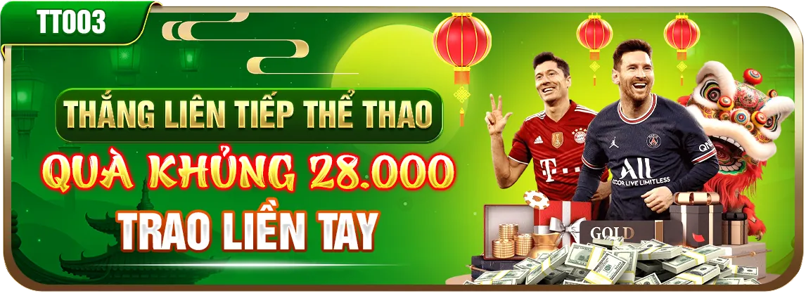 Banner quảng cáo các chương trình khuyến mãi hấp dẫn tại 98win1